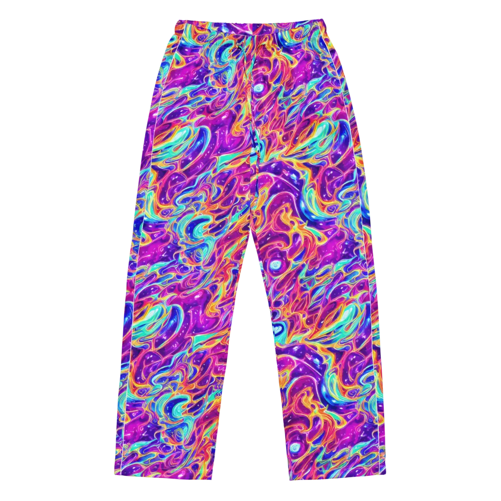 Fuchsia Fury on Women's Pajama Pants — Front