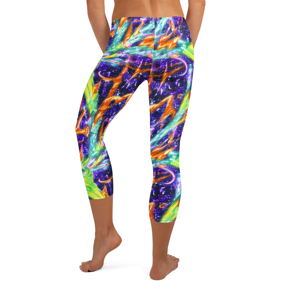 Prism Canopy on Capri Leggings — Back