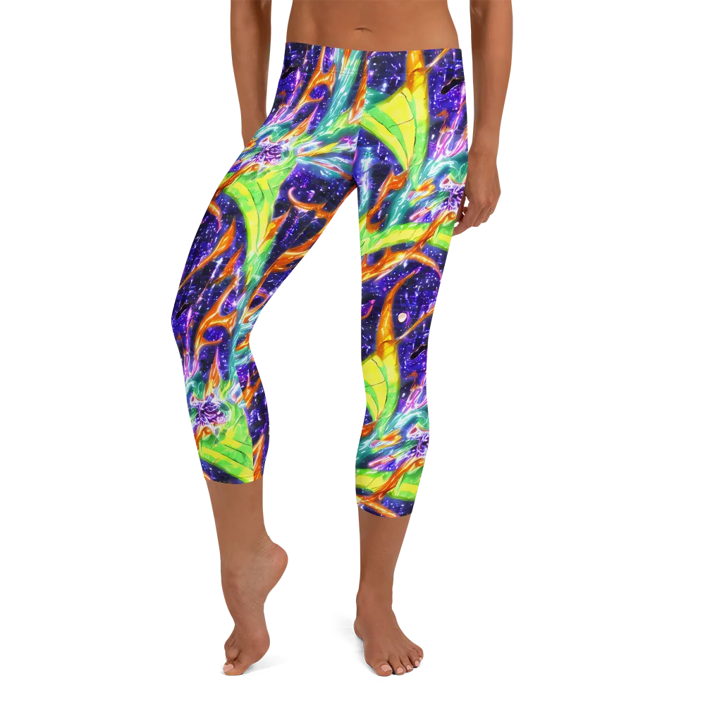 Prism Canopy on Capri Leggings — Front