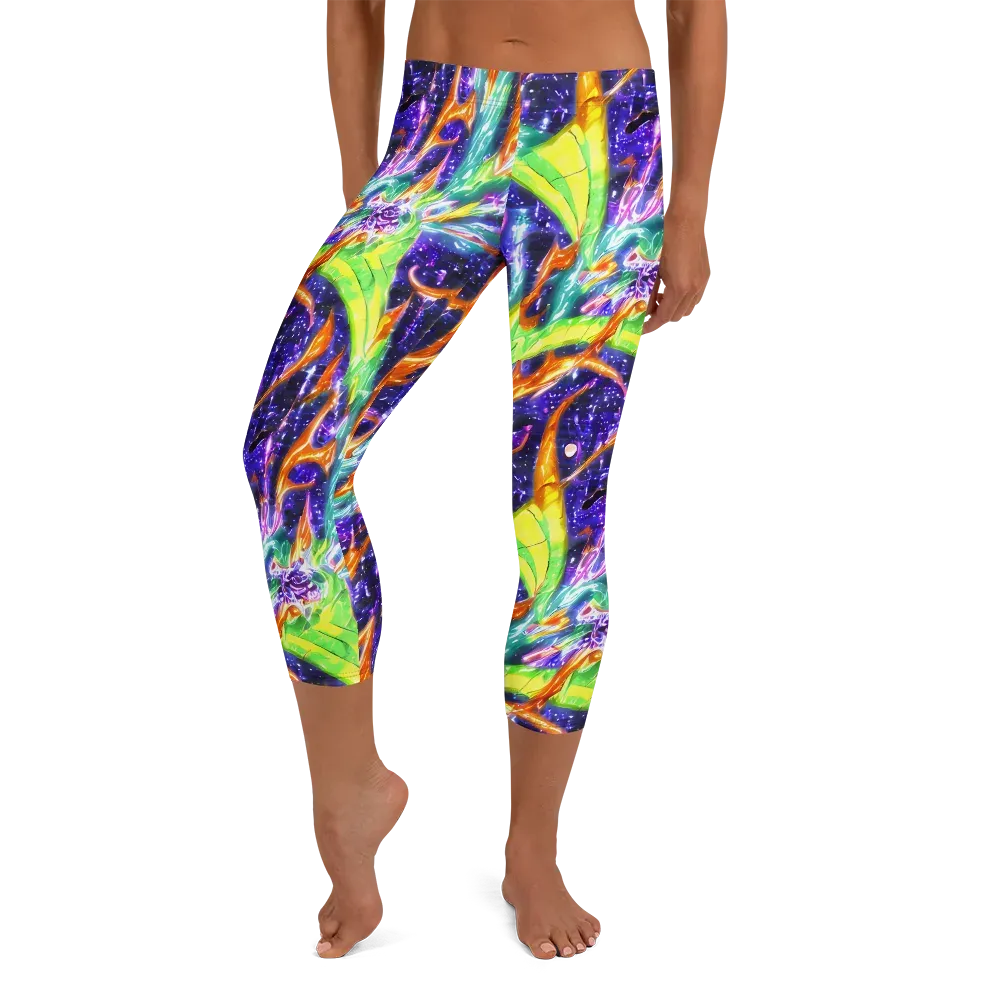 Prism Canopy on Capri Leggings — Front