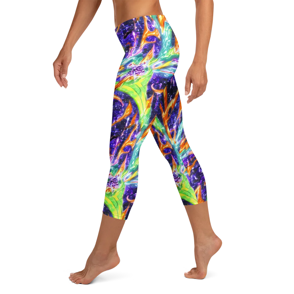 Prism Canopy on Capri Leggings — Left