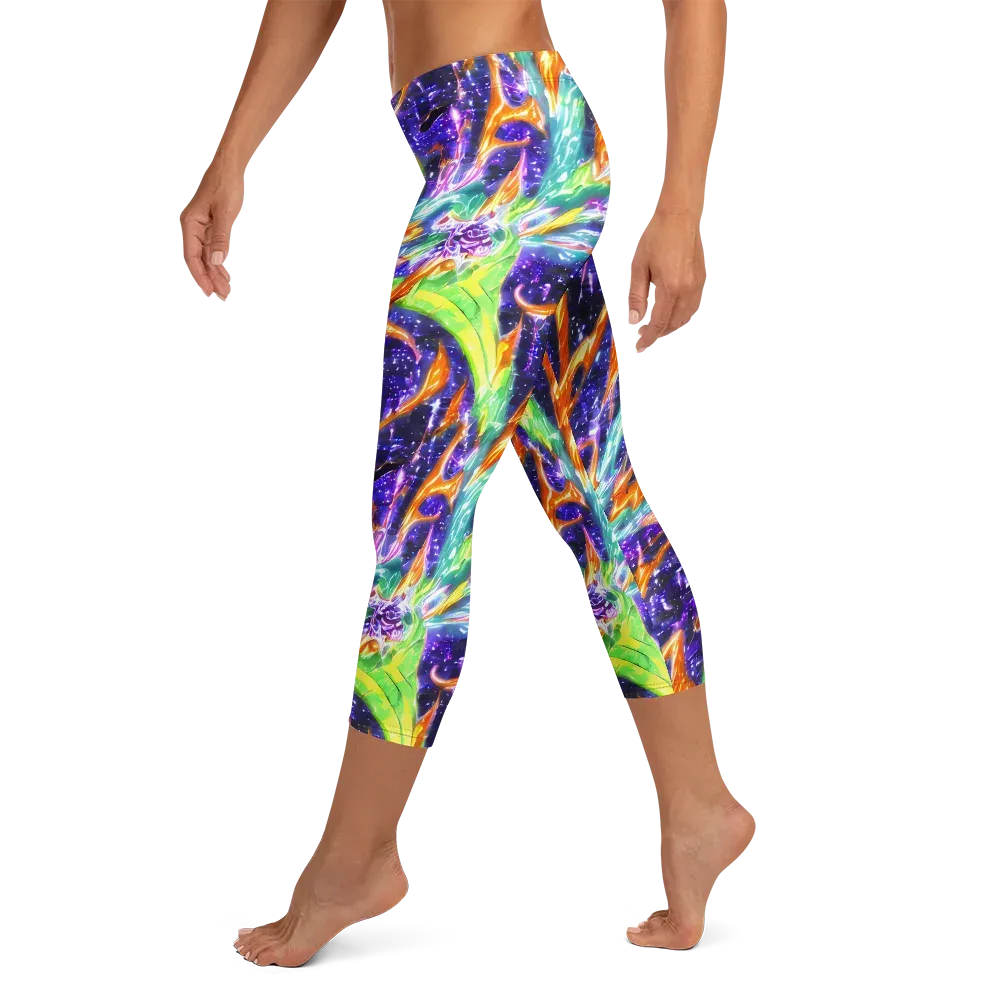 Prism Canopy on Capri Leggings — Left