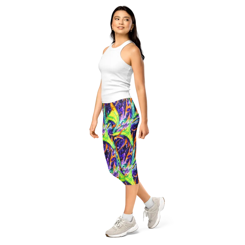 Prism Canopy on Capri Leggings — Left Front