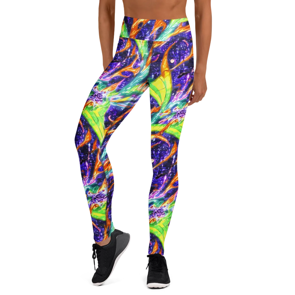 Prism Canopy on Yoga Leggings — Front