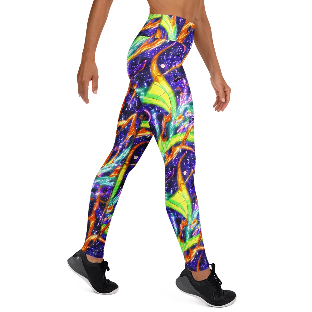 Prism Canopy on Yoga Leggings — Right