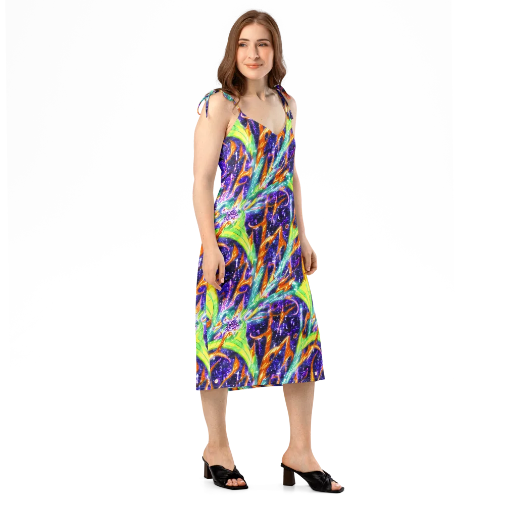 Prism Canopy on Slip Dress — Right Front