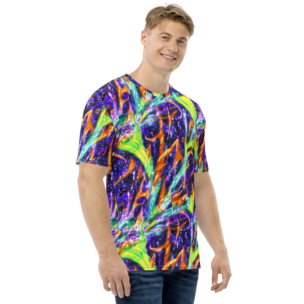 Prism Canopy on Men's Crew Neck T-Shirt — Right