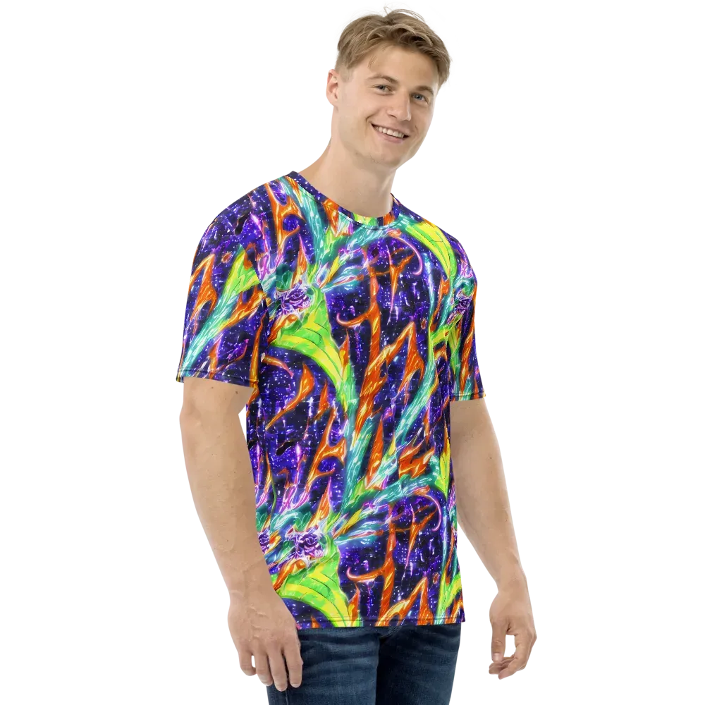 Prism Canopy on Men's Crew Neck T-Shirt — Right