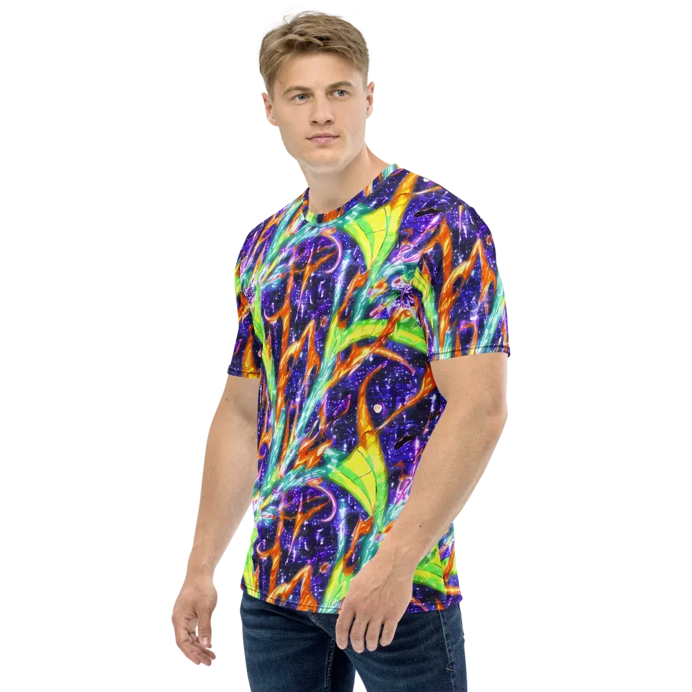 Prism Canopy on Men's Crew Neck T-Shirt — Left