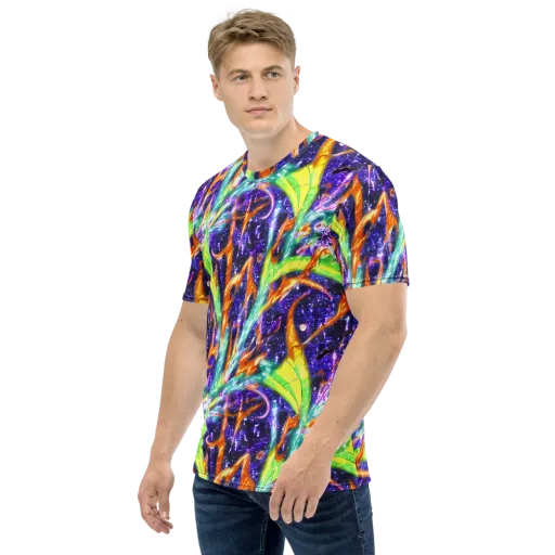 Prism Canopy on a Men's Crew Neck T-Shirt