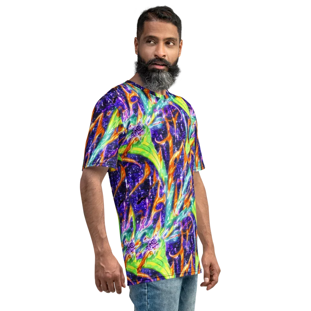 Prism Canopy on Men's Crew Neck T-Shirt — Right