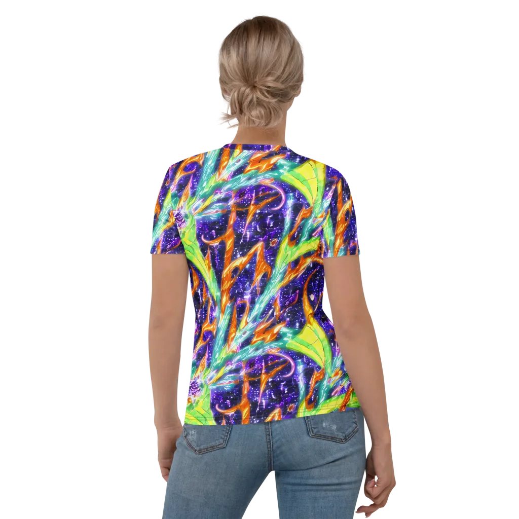 Prism Canopy on Women's Crew Neck T-Shirt — Back