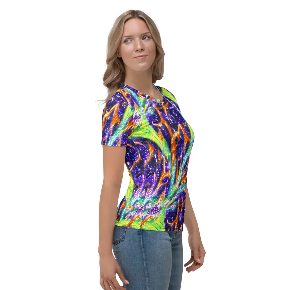 Prism Canopy on Women's Crew Neck T-Shirt — Right