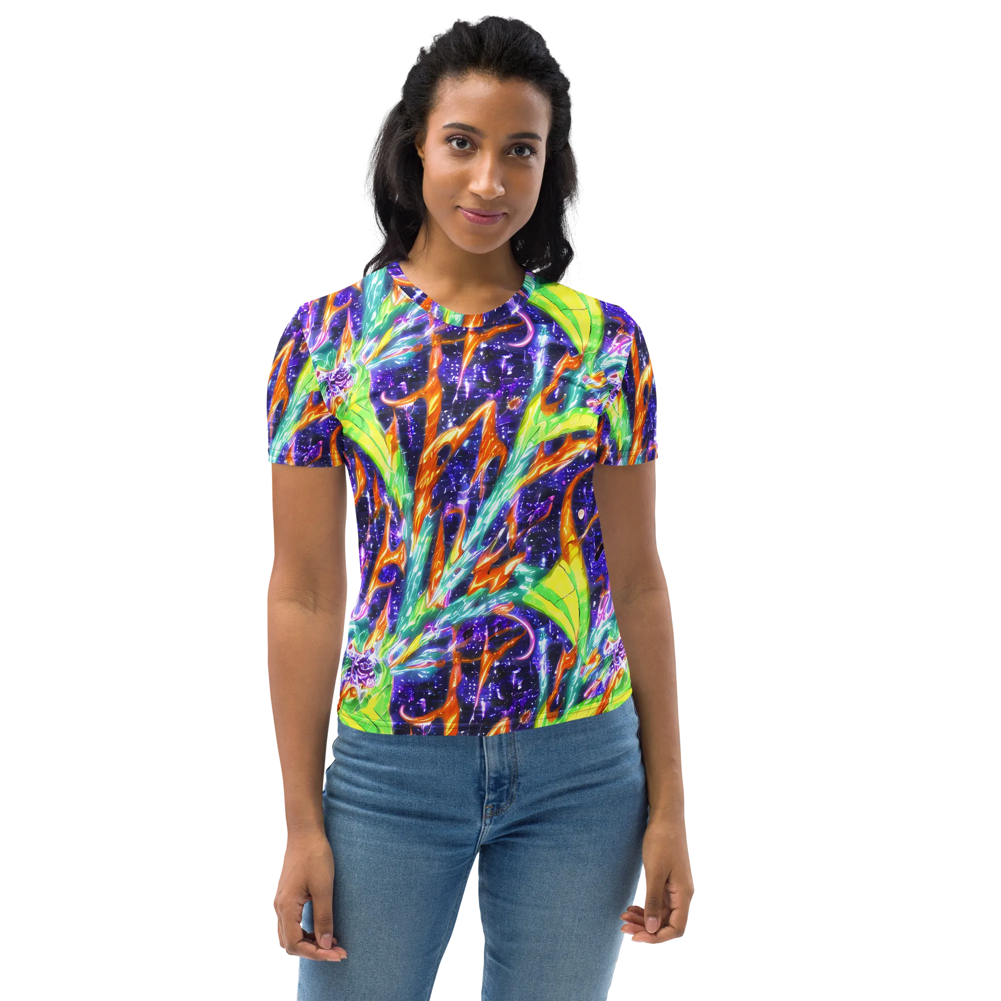 Prism Canopy on Women's Crew Neck T-Shirt — Front