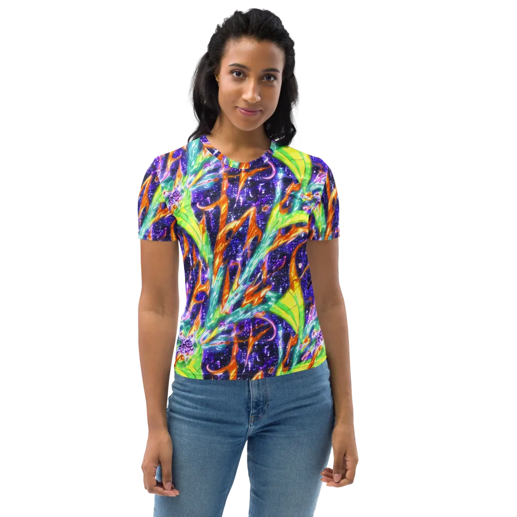 Prism Canopy on Women's Crew Neck T-Shirt — Front