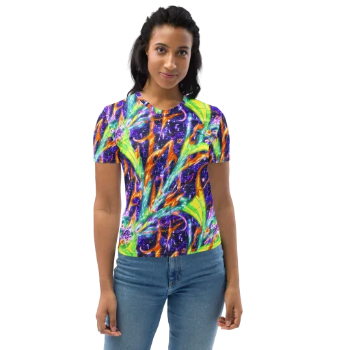 Prism Canopy on a Women's Crew Neck T-Shirt