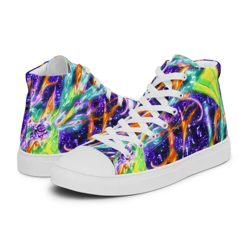 Prism Canopy on a Women's High Top Canvas Shoes