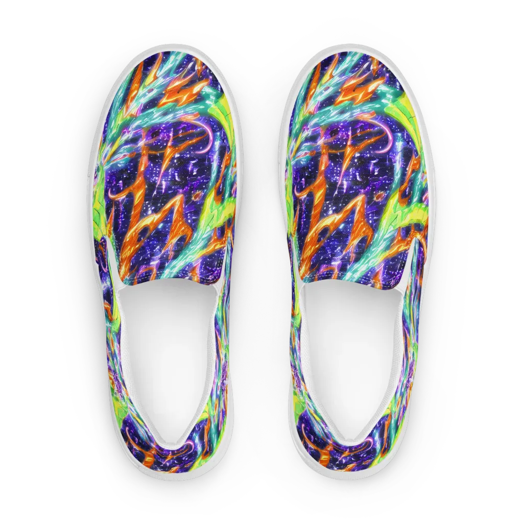 Prism Canopy on Men's Slip-On Canvas Shoes — Front