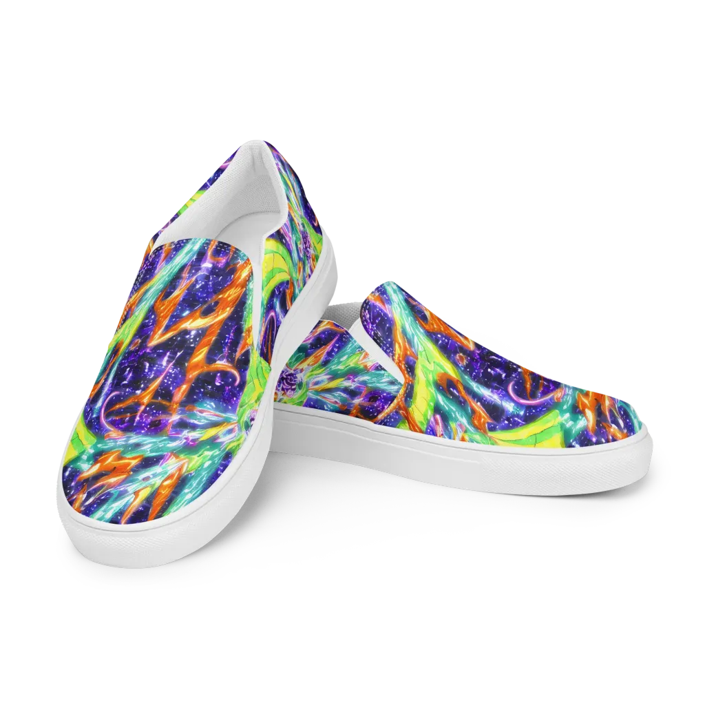 Prism Canopy on Men's Slip-On Canvas Shoes — Left Front