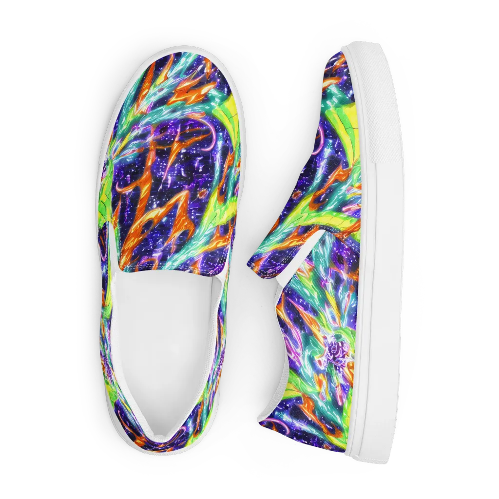 Prism Canopy on Men's Slip-On Canvas Shoes — Front