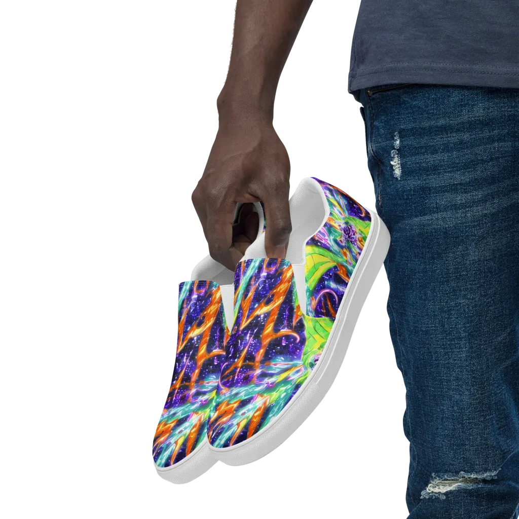 Prism Canopy on Men's Slip-On Canvas Shoes — Left Front