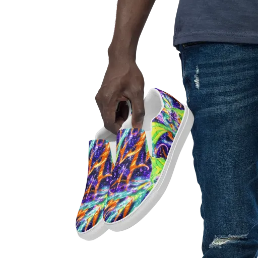 Prism Canopy on a Men's Slip-On Canvas Shoes