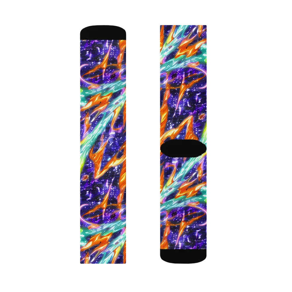Prism Canopy on Socks — Right Sock