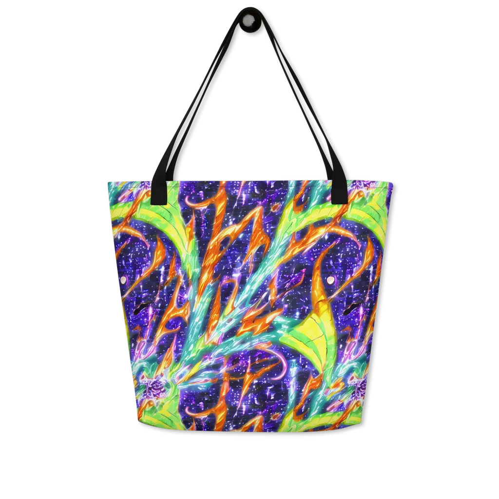 Prism Canopy on Large Tote Bag W/ Pocket — Front