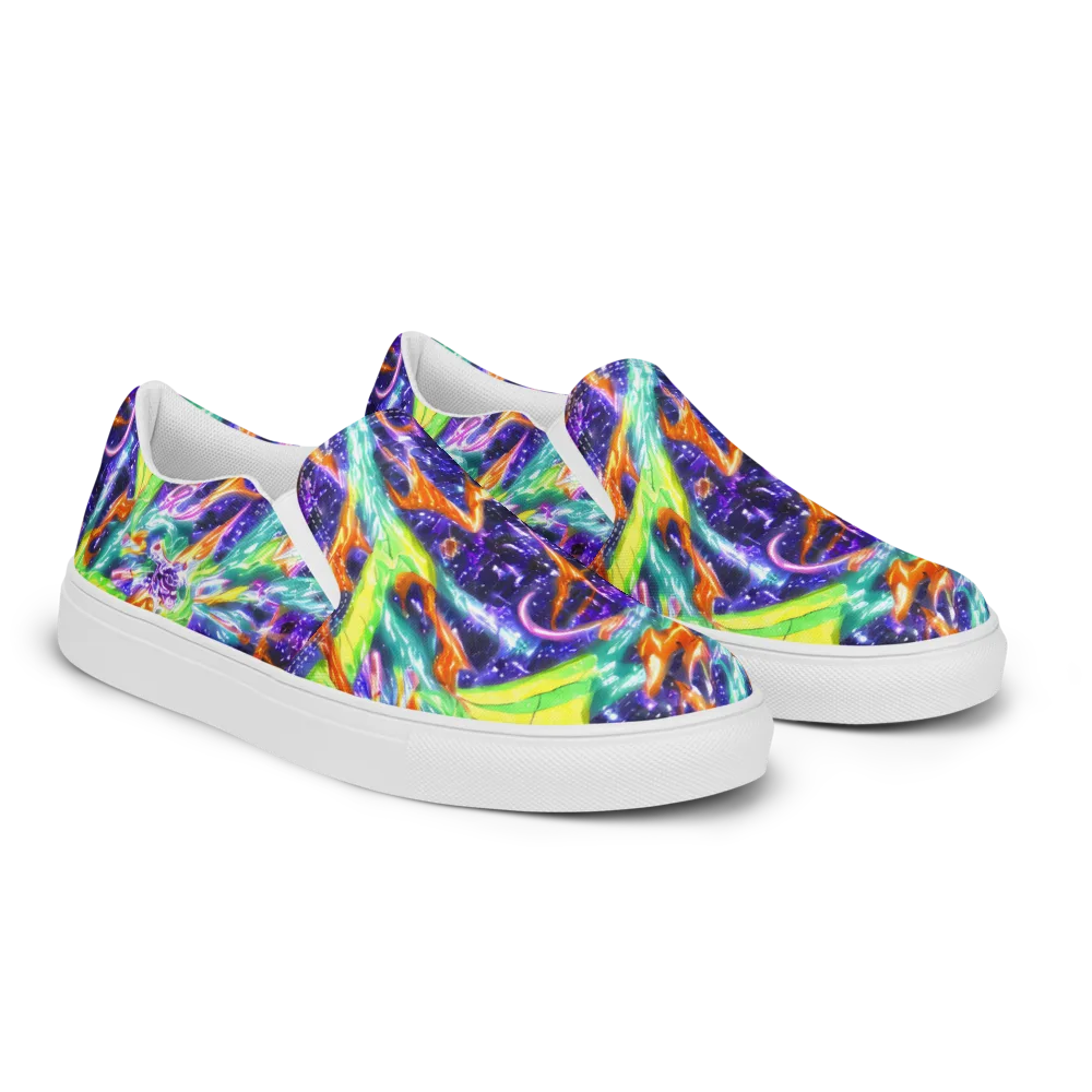 Prism Canopy on Women's Slip-On Canvas Shoes — Right Front