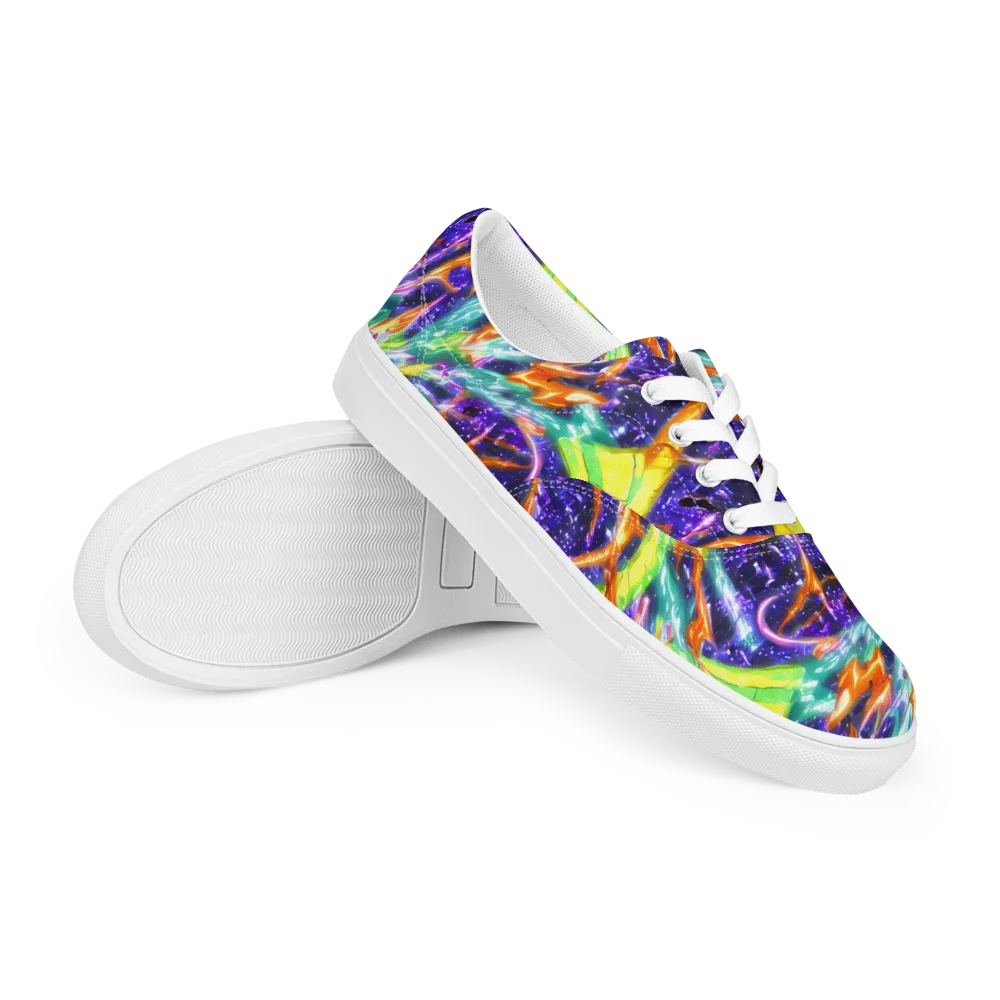 Prism Canopy on Men's Lace-Up Canvas Shoes — Right Front