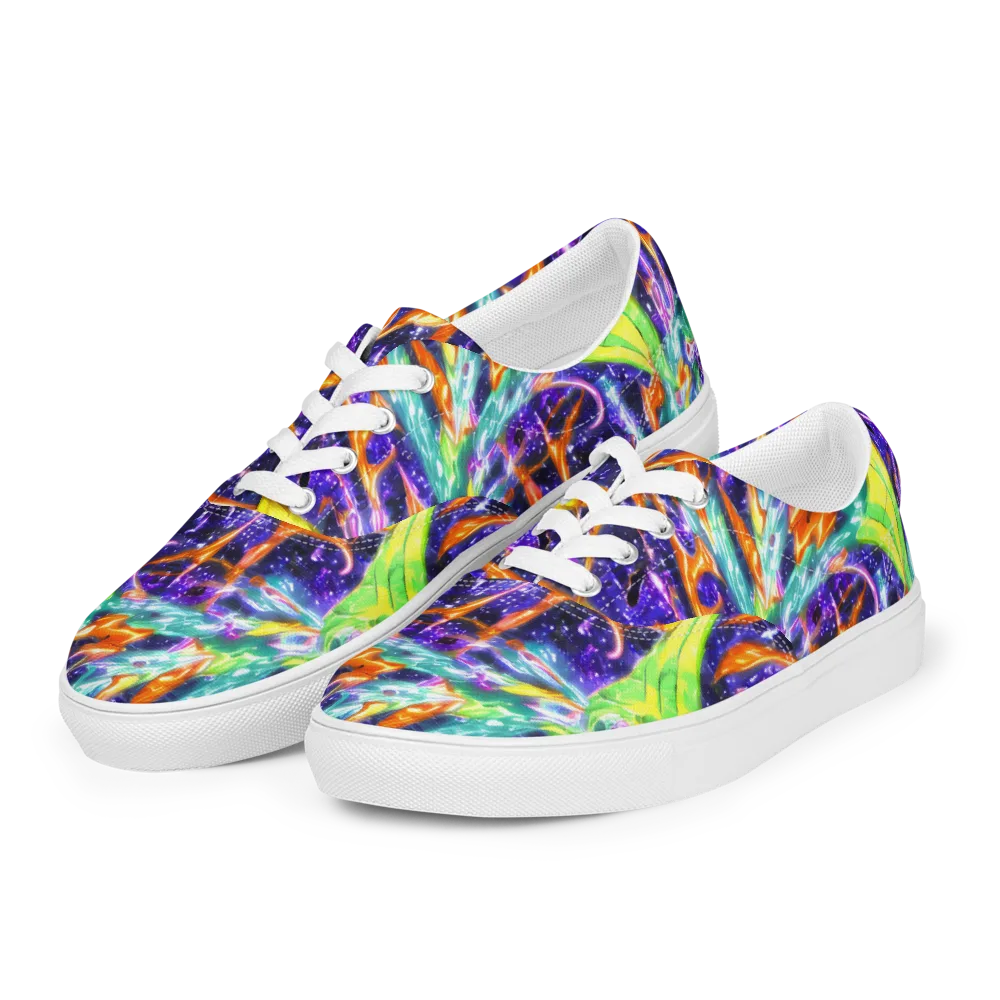 Prism Canopy on Men's Lace-Up Canvas Shoes — Left Front