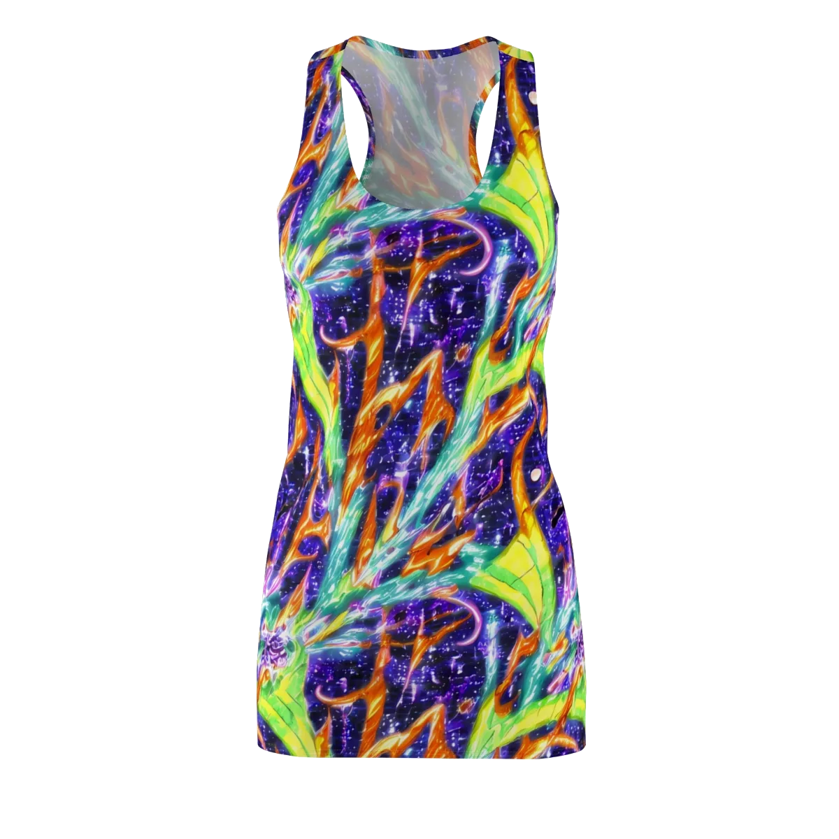 Prism Canopy on Racerback Dress — Front