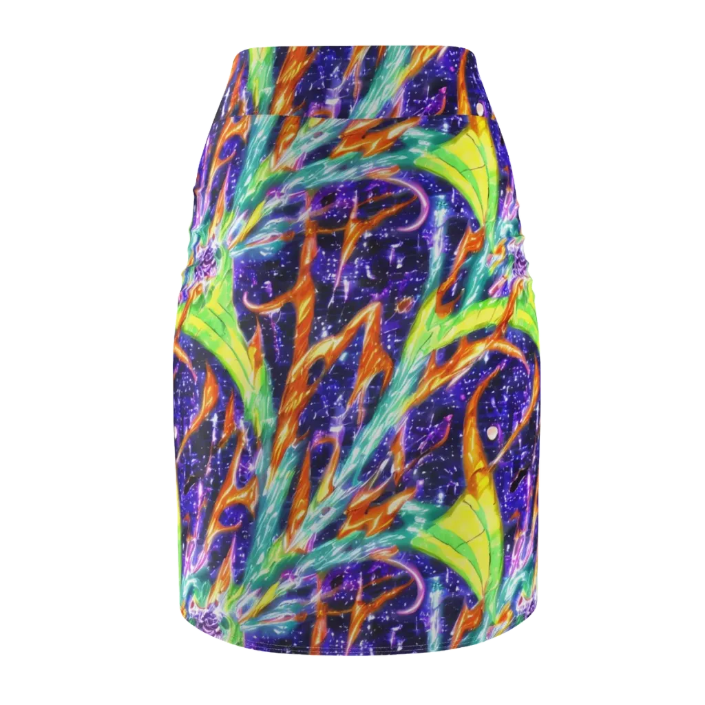 Prism Canopy on Pencil Skirt — Back