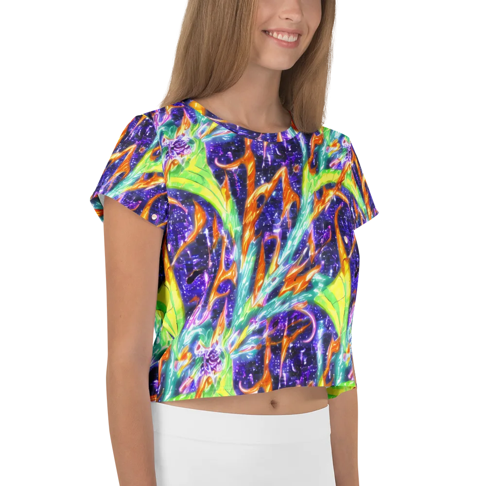 Prism Canopy on Crop Tee — Right