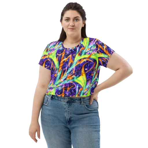 Prism Canopy on a Crop Tee
