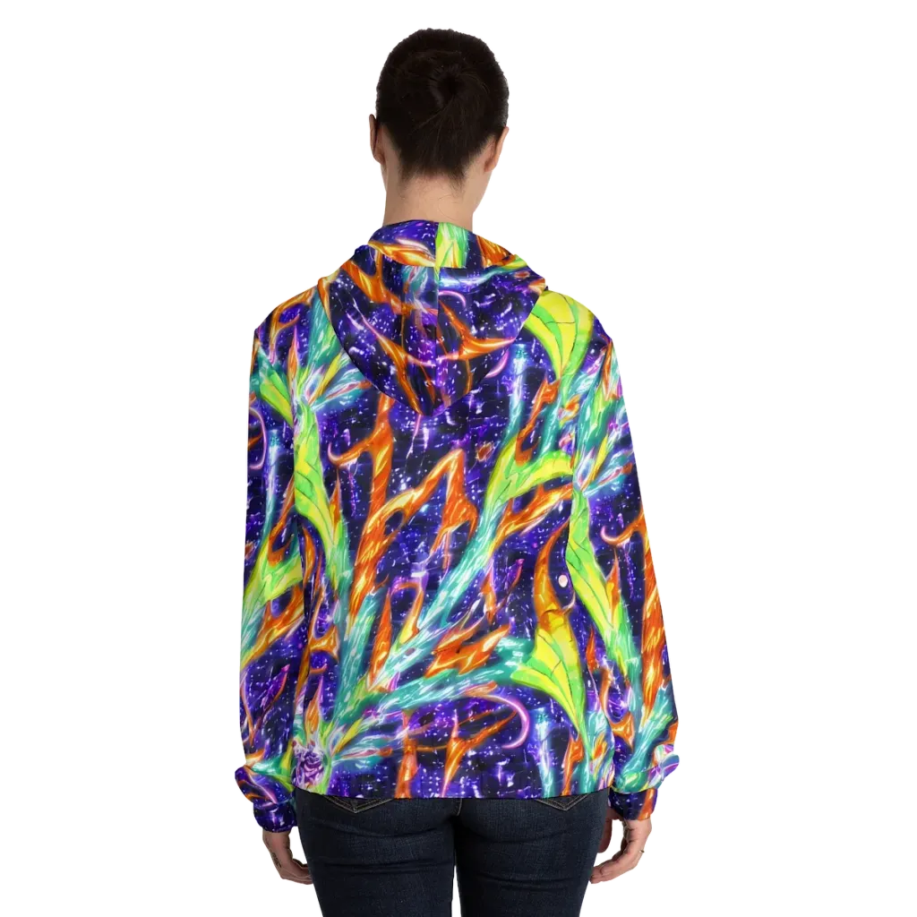 Prism Canopy on Women's Full-Zip Hoodie — Back On Person