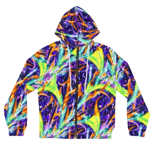 Prism Canopy on a Women's Full-Zip Hoodie