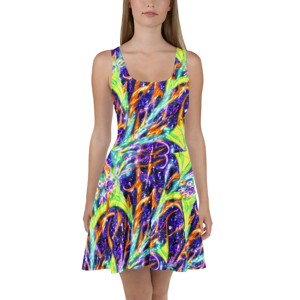 Prism Canopy on Skater Dress — Front