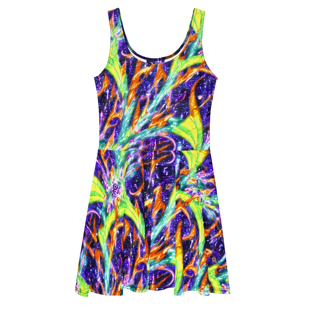 Prism Canopy on Skater Dress — Front