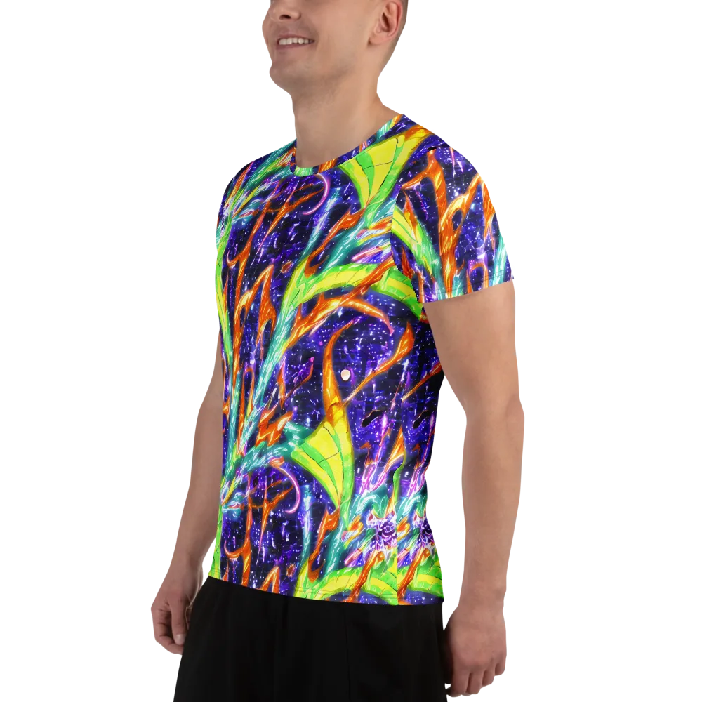 Prism Canopy on Men's Athletic T-Shirt — Left