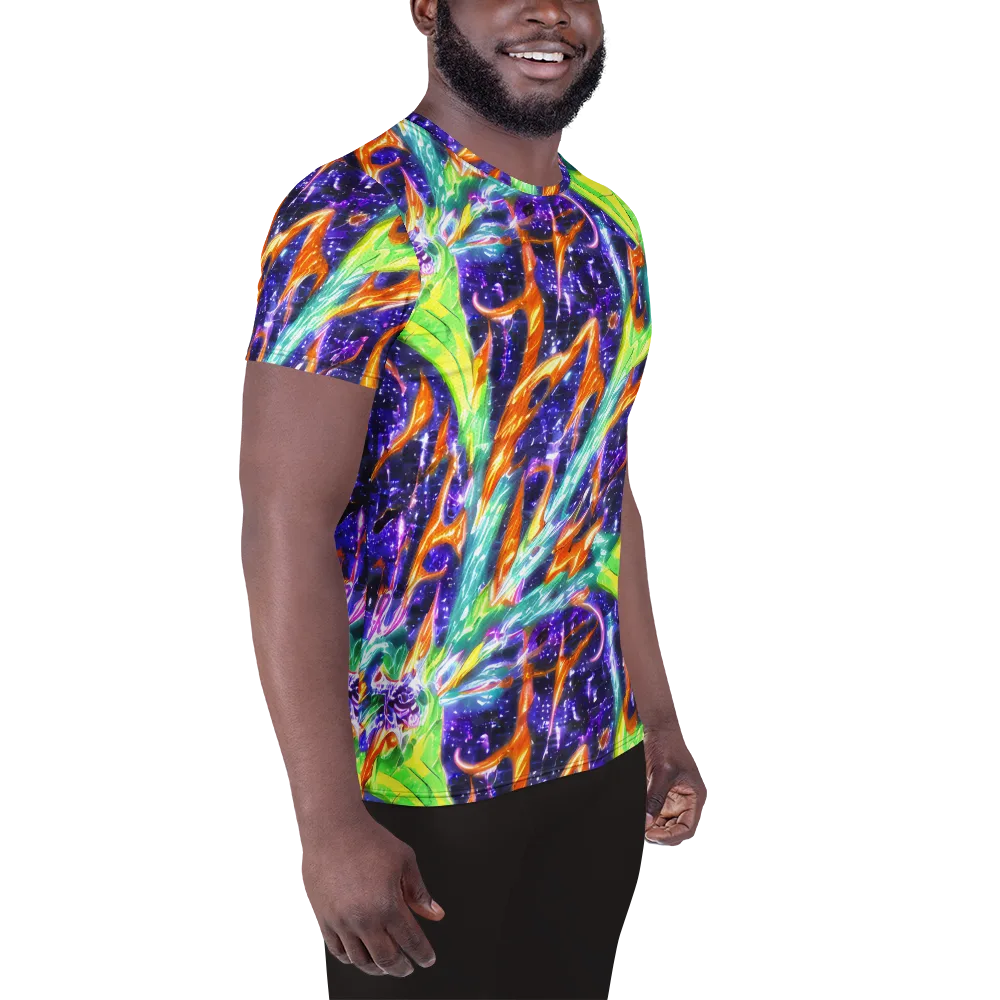 Prism Canopy on Men's Athletic T-Shirt — Right