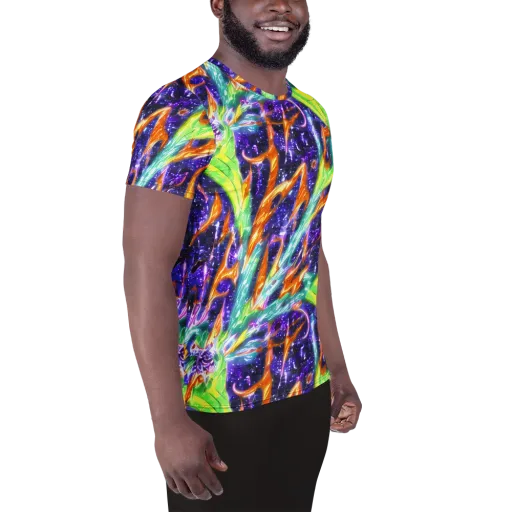 Prism Canopy on a Men's Athletic T-Shirt