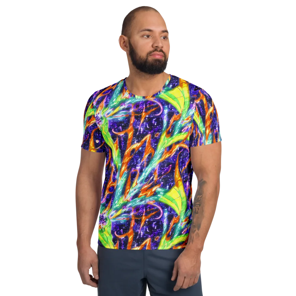Prism Canopy on Men's Athletic T-Shirt — Front