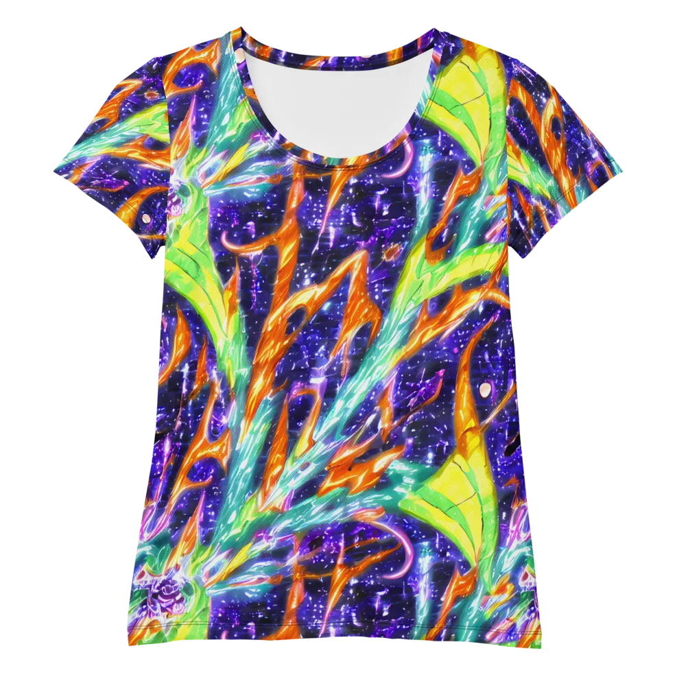 Prism Canopy on Women's Athletic T-Shirt — Front