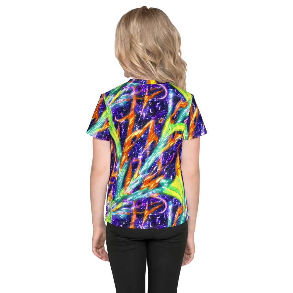 Prism Canopy on Kids Crew Neck T-Shirt — Back