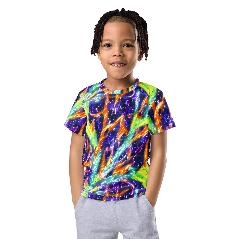 Prism Canopy on Kids Crew Neck T-Shirt — Front