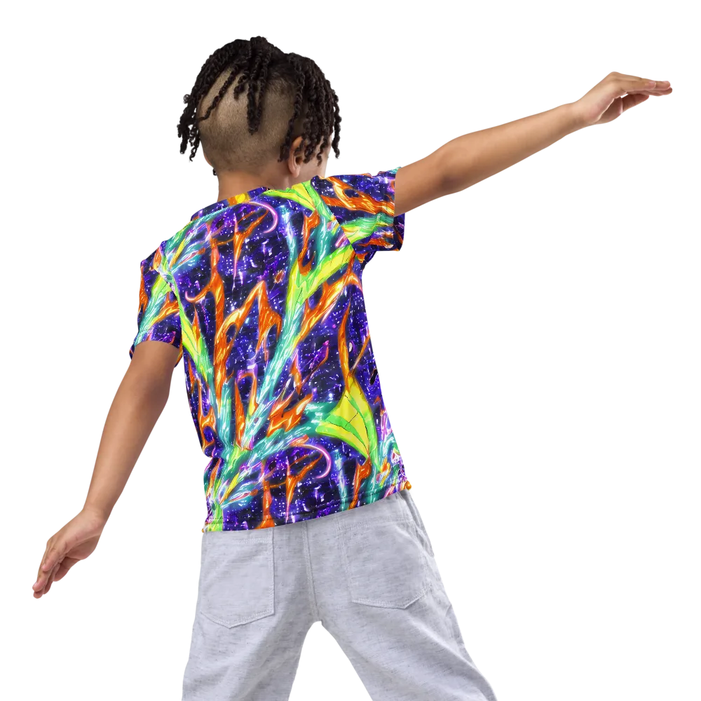 Prism Canopy on Kids Crew Neck T-Shirt — Back