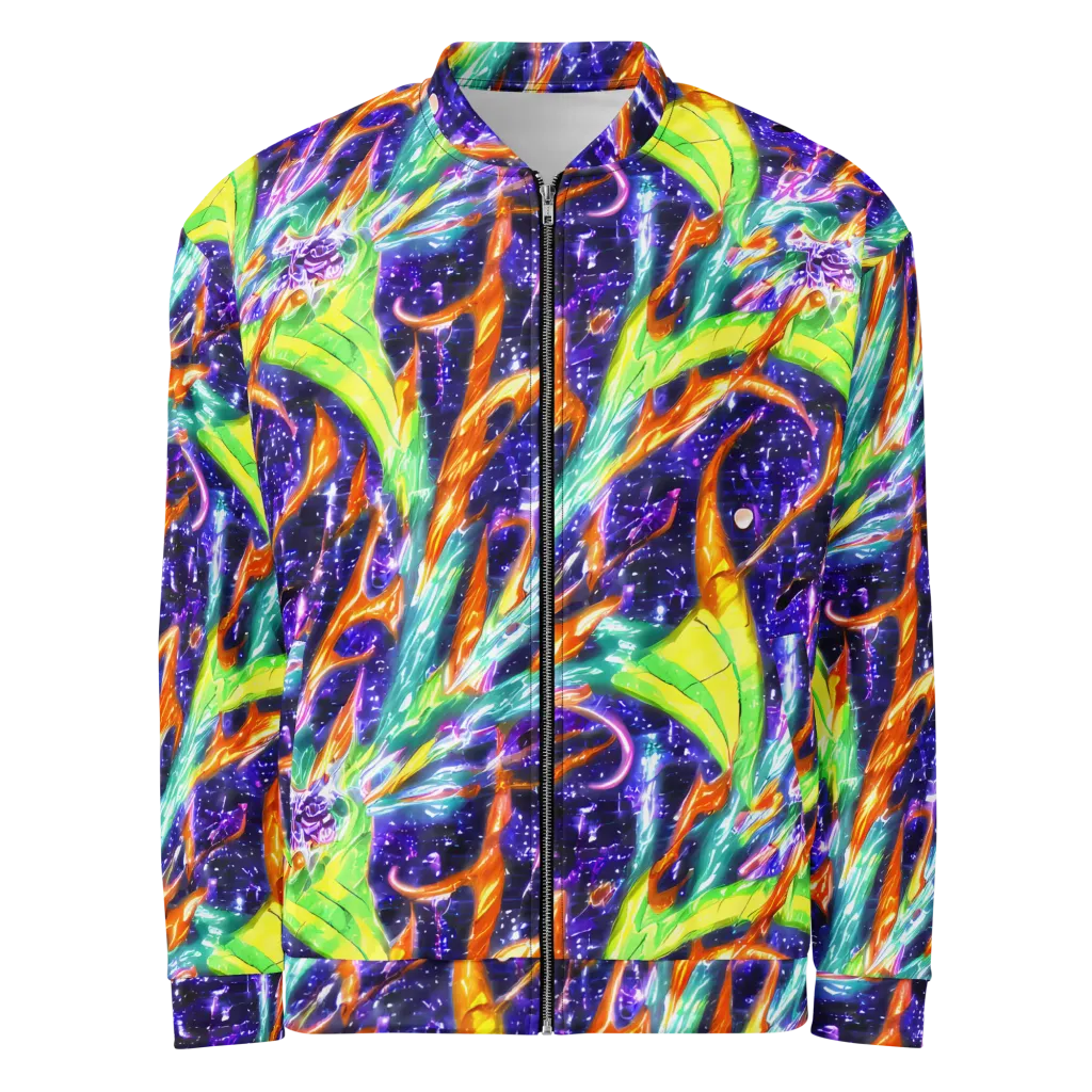 Prism Canopy on Bomber Jacket — Front