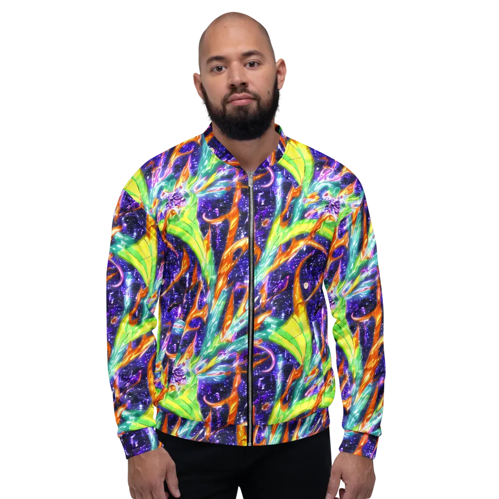 Prism Canopy on Bomber Jacket — Front