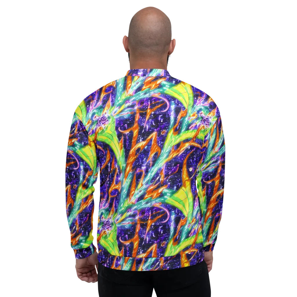 Prism Canopy on Bomber Jacket — Back